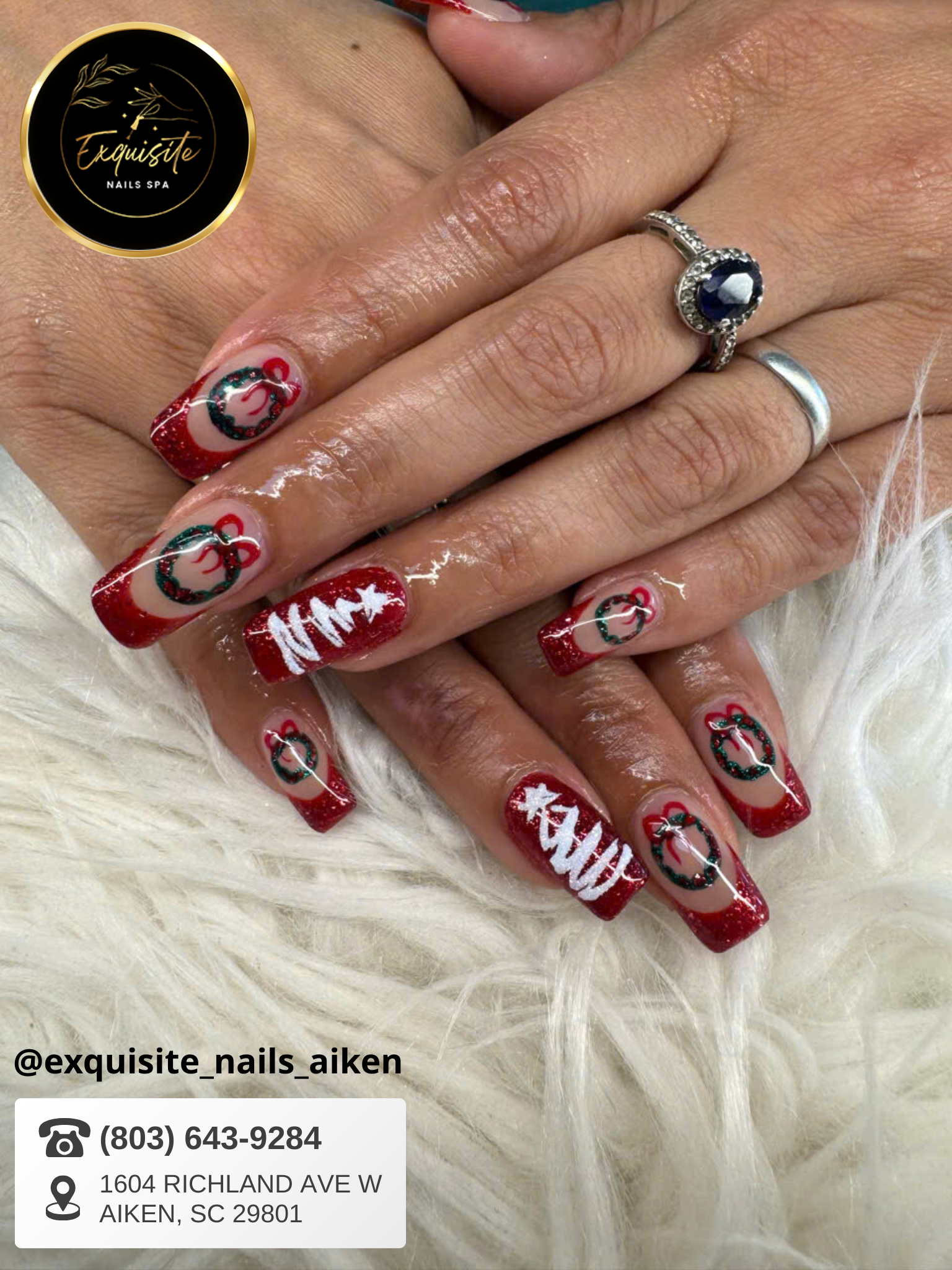 Exquisite Nail Spa nail work in Aiken, South Carolina